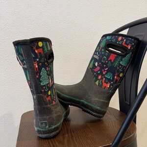 Colorful Patterned snow/rain insulated Boots